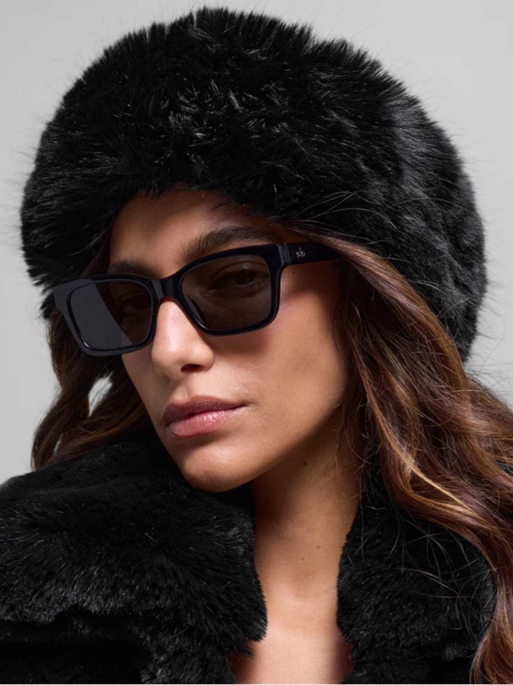 Alo Opulent Faux Fur Wintersun Headband